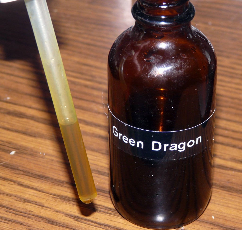 Green Dragon cannabis indica tincture
