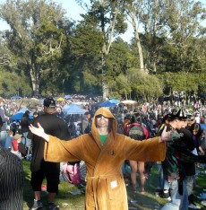 Old Hippie live on 4/20/2013 at Hippie Hill in San Francisco Copyright 2013 Felicity