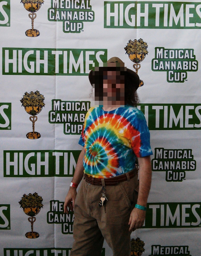 Old Hippie at the High Times Cannabis Cup