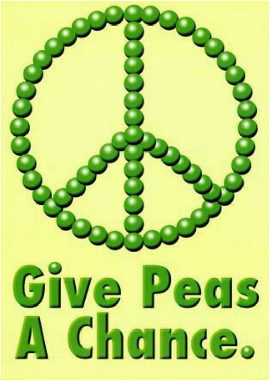 peas out hippie peace sign